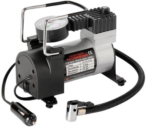 Heavy Duty Portable Car Air Compressor, 12V DC, 150 PSI, Electric Tyre Inflator Pump