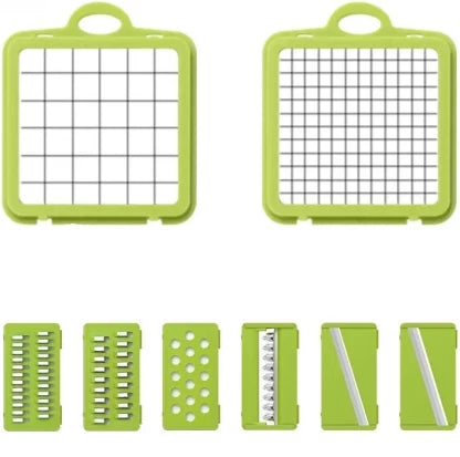 veggie cutter HM-69 Vegetable & Fruit Chopper Stainless Steel, Plastic Stainless Steel Chopper 1 Box