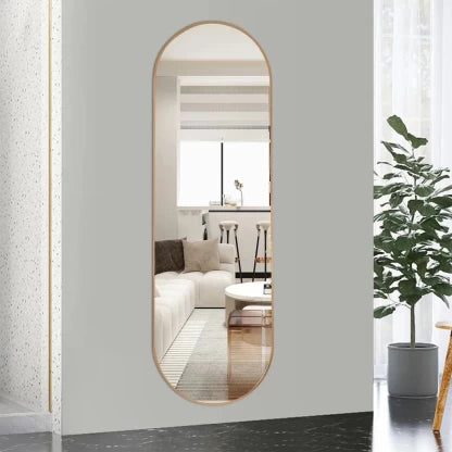 Elmorinuo Gold Decorative Mirror (Circular)