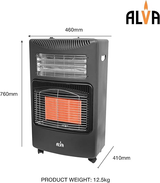 Dual Power Infrared Radiant Indoor Heater | Gas & Electric | LPGSA & SABS Certified | 12 Month Warranty