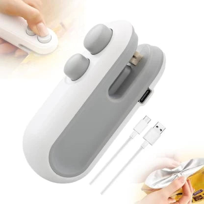 Elmorinuo PORTABLE RECHARGEABLE SEALER CUTTER Manual Vacuum Bag Sealer 1 Box