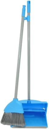 Elmorinuo Polyester Brush with Rubber Handle Dry Broom  (Blue, 2 Units)