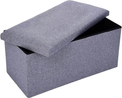 ‎Mix Box B0D477PYHM Fabric Standard Ottoman  (Finish Colour - Grey, DIY(Do-It-Yourself))