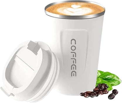 Elmorinuo Stainless Reusable Coffee Cup Stainless Steel Coffee Mug  (510 ml)